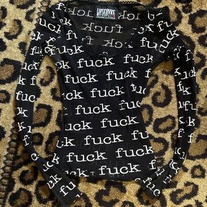 Lip Service vintage F*ck Top 90s original small